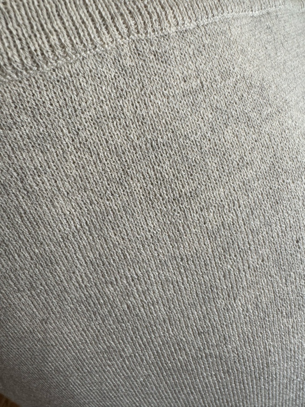 Eileen Fisher Oatmeal Knit  Skirt - Picture 5 of 5